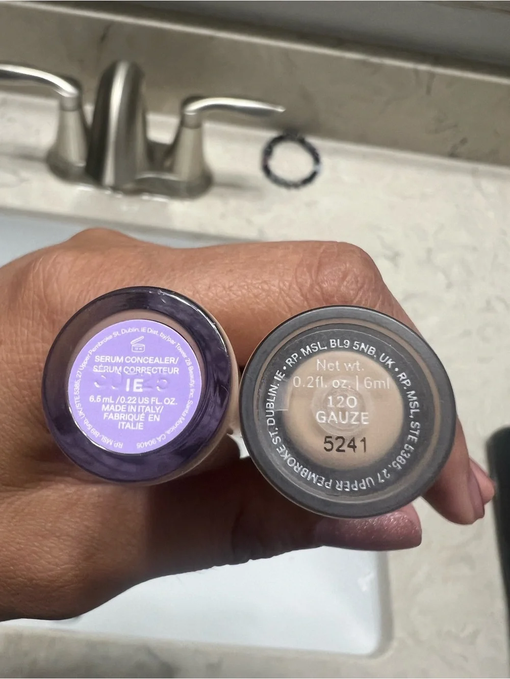 Tower 28 Concealer in Light Beige with Lavender Cap